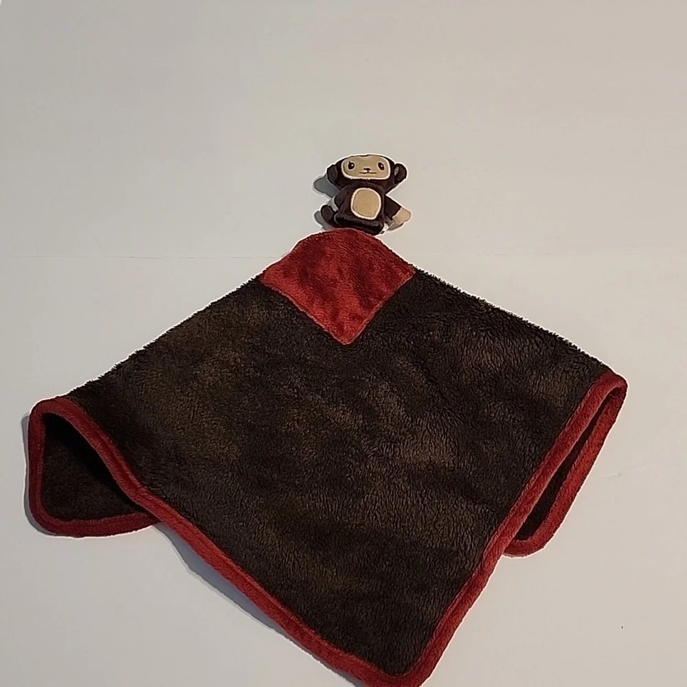 Gymboree Mischievous Monkey   brown lovey security blanket puppet